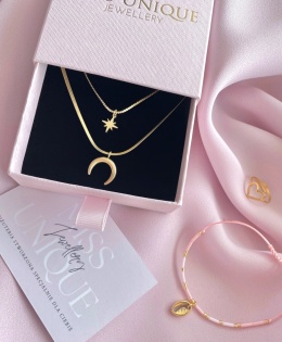 Podwójny łańcuszek ze stali szlachetnej LUNA